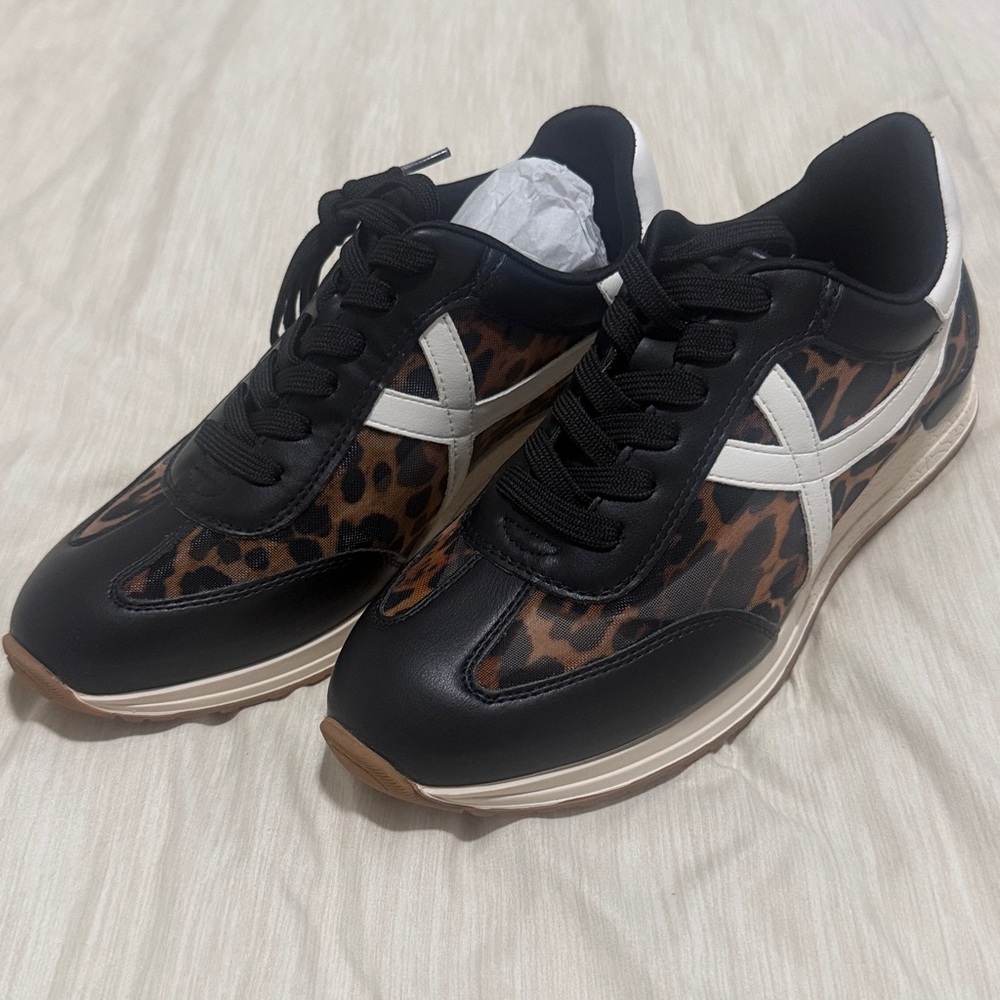 DV by Dolce Vita Leopard and Black Sneakers - Picture 6 of 8